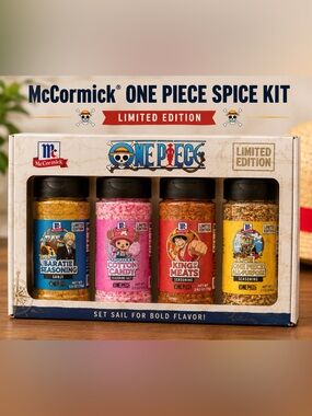 McCormick One Piece Limited Edition Spice Kit Anime Collector Set NEW Sealed